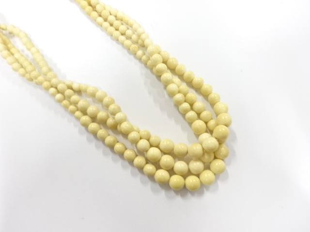 アンティーク　象牙　ネックレス　約21.60g